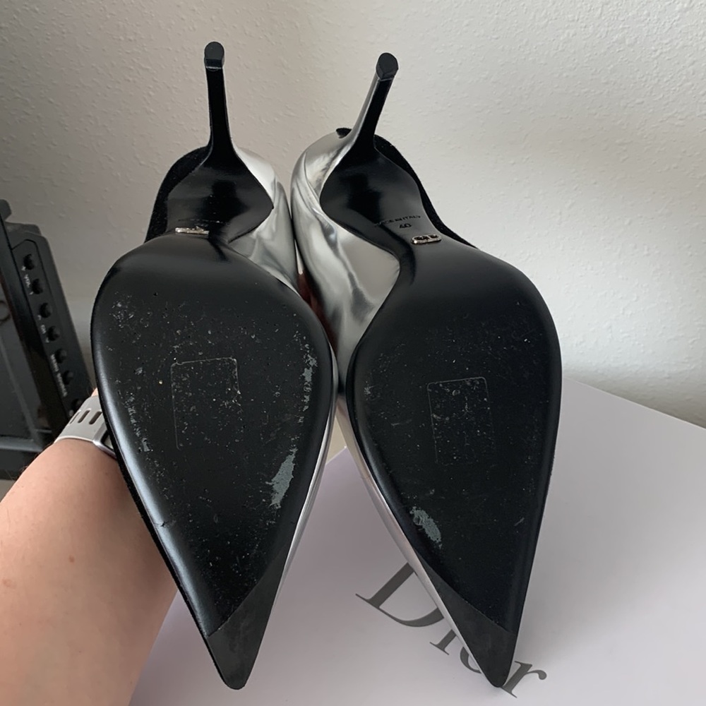 Dior profile pumps, black and silver - Picture 2 of 4